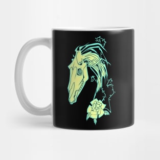 ghost horse Mug